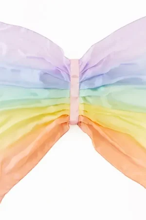 Sarah's Silks Zijden Vleugels, Regenboog Pastel Direct Verzonden