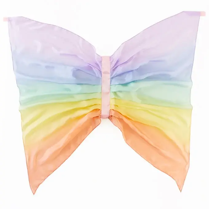 Sarah's Silks Zijden Vleugels, Regenboog Pastel Direct Verzonden