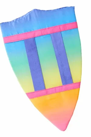 Weekendaanbieding Sarah's Silks Zacht Zijden Ridderschild, Rainbow