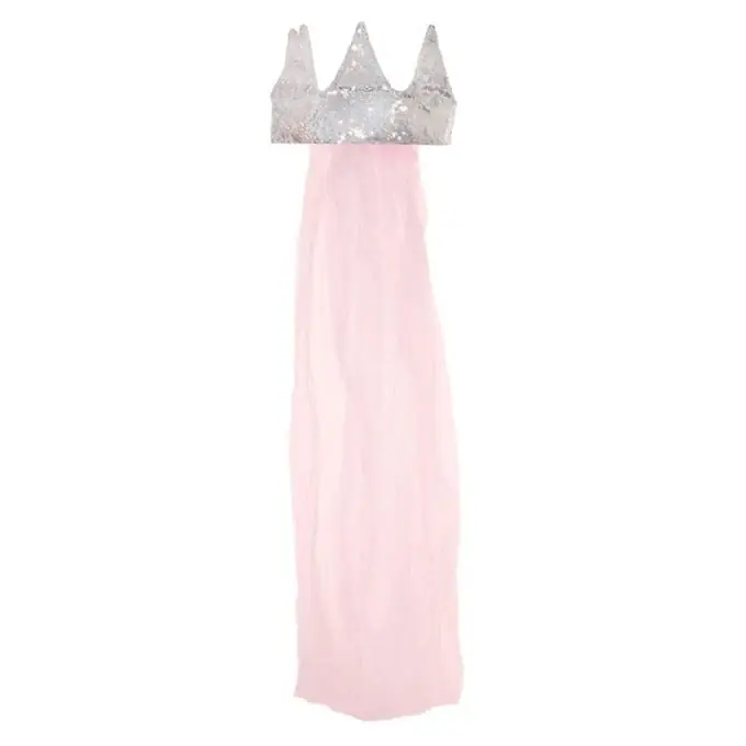Great Pretenders, Prinsessen Kroon met pailletten en sluier Nu Kopen