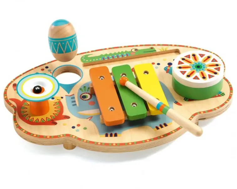 Bestseller Djeco Houten Muziekset 'Musical Carnival'