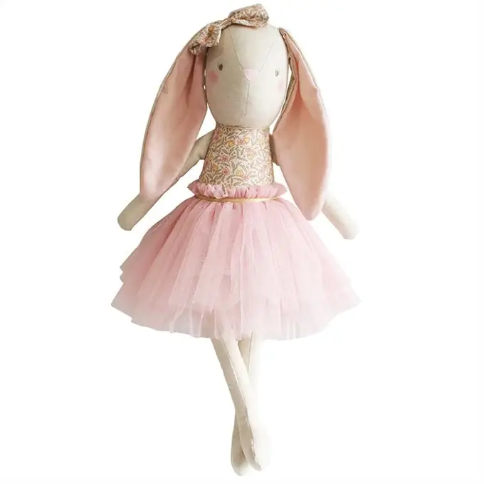 Alimrose Knuffel Konijn, Pearl Cuddle Bunny Blossom Lily Pink, 55 cm Premium