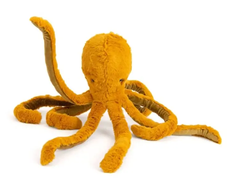 Moulin Roty Knuffel Octopus/Inktvis Klein, 'Tout autour du monde' Lage Prijs