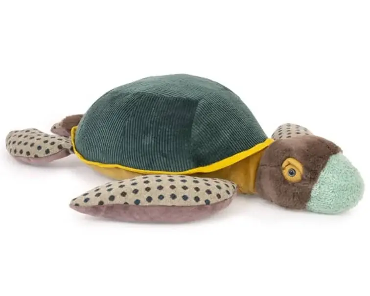 Moulin Roty Knuffel Schildpad Groot, 'Tout autour du monde' Goedkoop