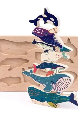 Express Levering Bajo Houten Puzzel walvissen