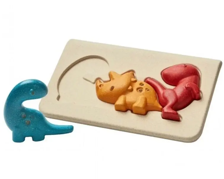 Plan Toys houten puzzel Dino's Must-Have