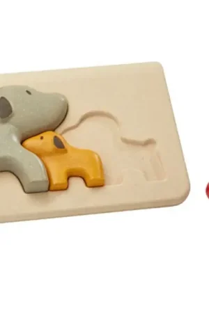 Betrouwbaar Plan Toys houten puzzel hondenfamilie