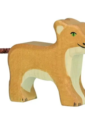 Fabrieksprijs Holztiger Houten Leeuwtje staand