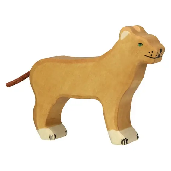 Tijdelijk Beschikbaar Holztiger Houten Leeuwin