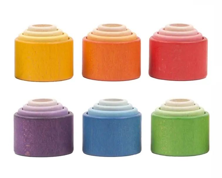 Grapat Stapelbakjes Set, Nest Bowls, 24-delig Meest Verkocht