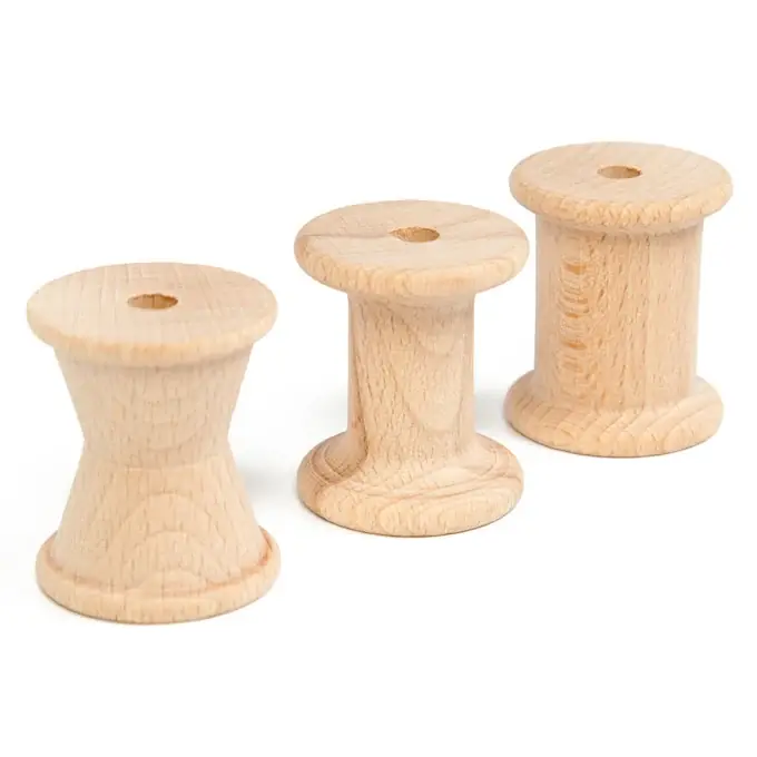 Op = Op Grapat 3 Houten Klosjes, Naturel