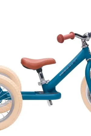 Trybike Steel 2-in-1 loopfiets vintage mat blauw Merkproduct
