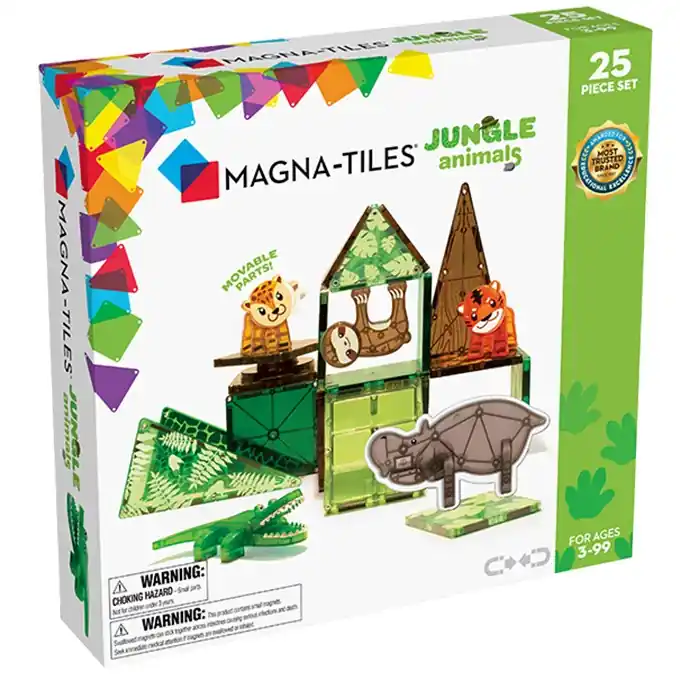 Korting Magna-Tiles Magnetische tegels Jungle animals 25 stuks