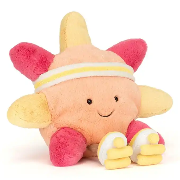 Bestel Nu Jellycat Knuffel Zon op Rolschaatsen, Amuseables Sun 'Roller Skates', 30cm