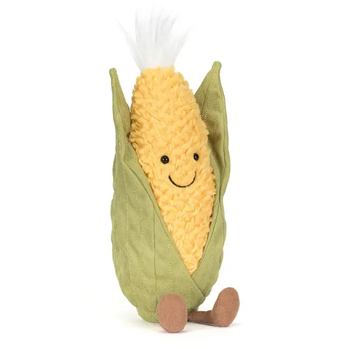 Alleen Vandaag Jellycat Knuffel Mais, Amuseables Sweetcorn
