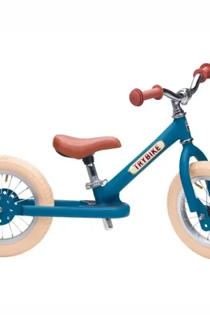 Trybike Steel loopfiets Mat Vintage Blauw Express Levering