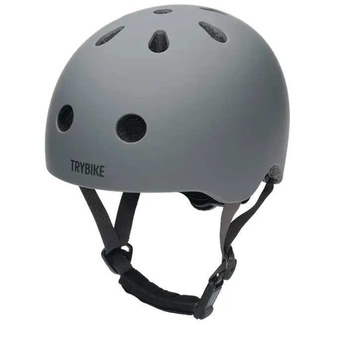 Trybike Coconuts fietshelm XS vintage mat grijs Dagaanbieding