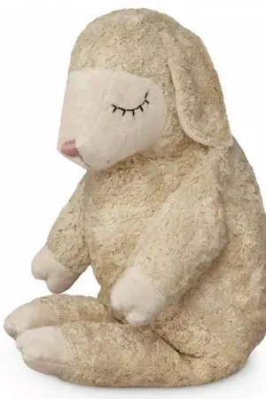 Finale Uitverkoop Senger Knuffel met warmtekussen, Schaap Linen/Off White Groot