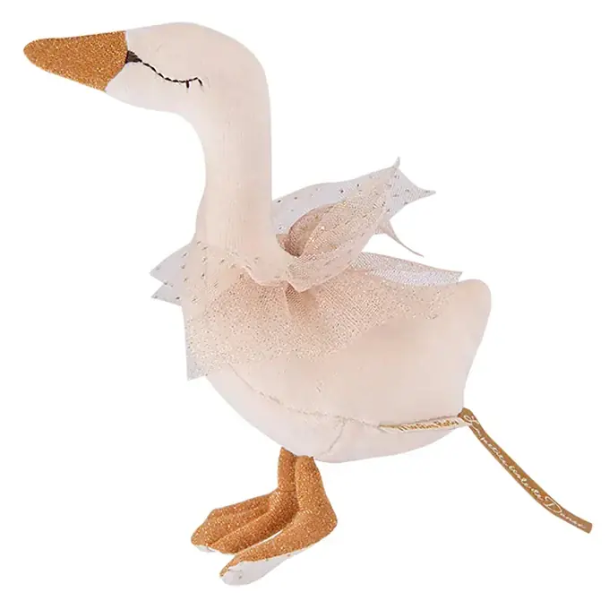 Moulin Roty Knuffel Rammelaar Zwaan, La petite école de danse Gratis Retour