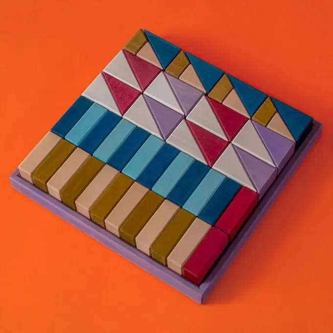 Fabrieksprijs Grimm's Blokkenset, Tiny Art Collection, Rhythm
