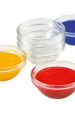 6 glazen schaaltjes, diam. 6 cm Favoriet