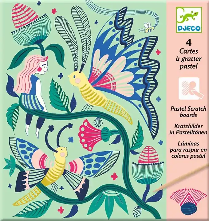 Djeco Krasplaten 'Fantasy Garden', 6+ Lage Prijs