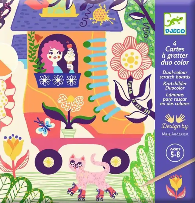 Djeco Krasplaten 'Gekke Huizen', 5+ Must-Have