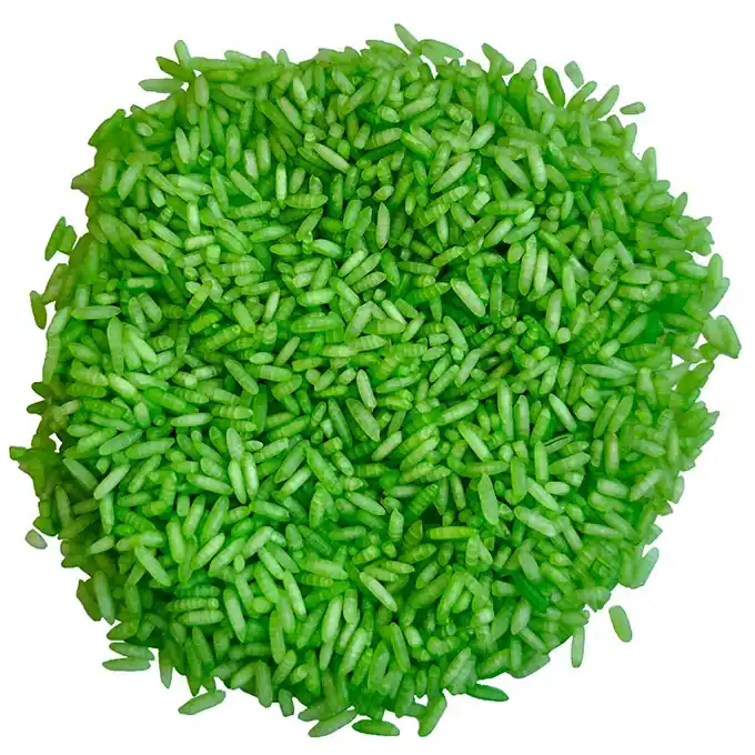 Grennn Speelrijst Fluor Groen 500 gram Lage Kosten