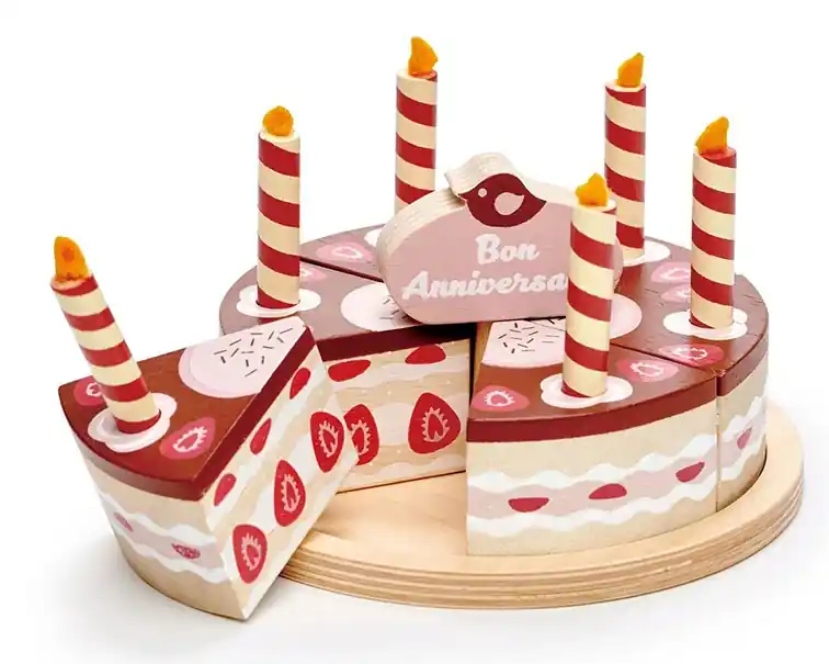 Verjaardagstaart Chocolade - Tender Leaf Toys Goedkoop