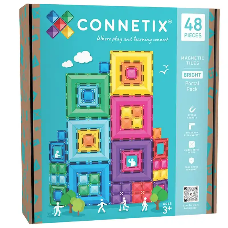 CONNETIX magnetische tegels - Bright Portal Pack - 48 stuks Bestel Nu