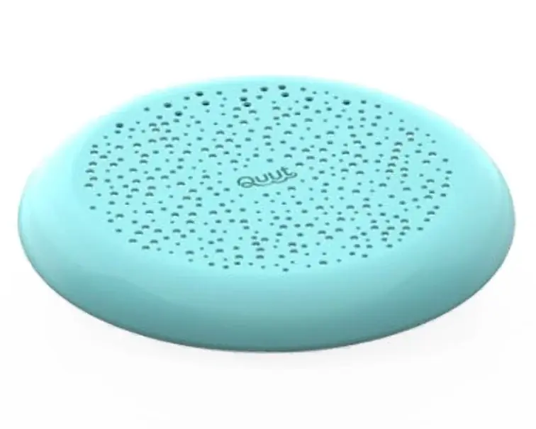 Quut Frisbee en Zeef, Flying disc + Sand Sifter, Vintage Blue Finale Uitverkoop