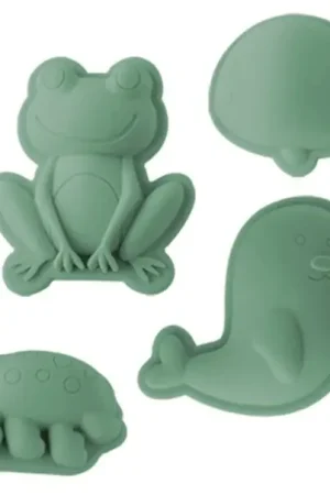 Scrunch zandvormpjes, 4 stuks, Mint Rechtstreeks Van De Fabrikant