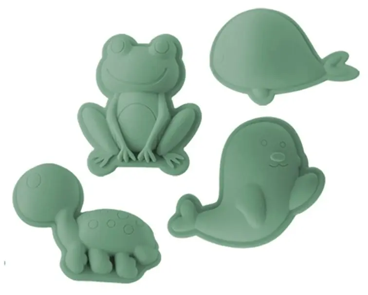 Scrunch zandvormpjes, 4 stuks, Mint Rechtstreeks Van De Fabrikant