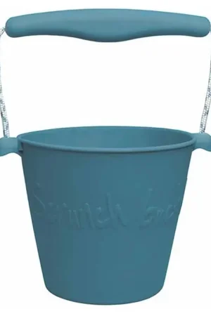 Scrunch Bucket flexibele emmer Grijsblauw Shop Nu