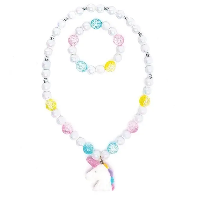 Betaalbaar Great Pretenders, Eenhoorn Ketting en Armband, White Unicorn