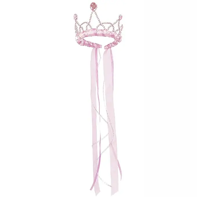 Op = Op Great Pretenders, Roze Kroontje / Ribbon Tiara Pink