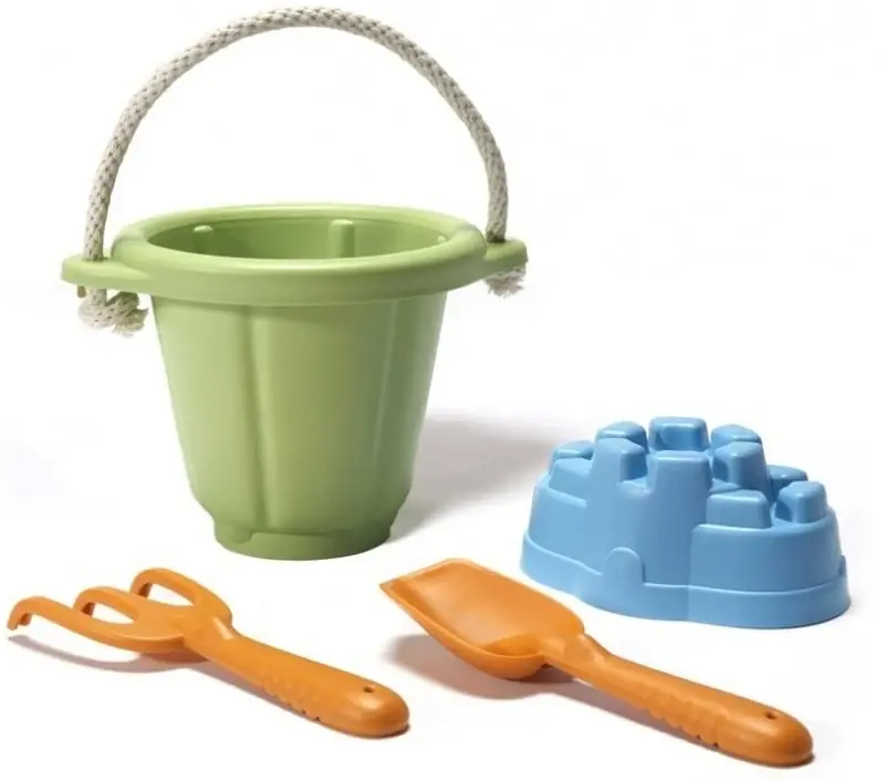 Green Toys Strandset / Zandbak speelgoed, groen Flitsaanbieding
