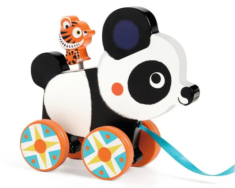 Djeco Houten Trekdier Panda, Billie Seizoensaanbieding