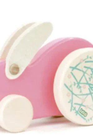Bajo Houten trekdier, konijn, roze Laatste Kans