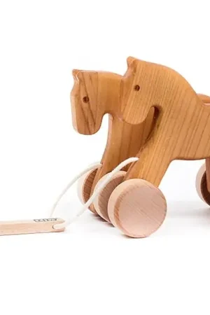 Beste Prijs Bajo Houten trekdier, springende paarden