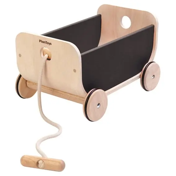 Plan Toys Trekwagen, Wagon Black Shop Nu