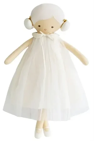 Alimrose Knuffelpop, Lulu Doll Ivory, 48 cm Superprijs