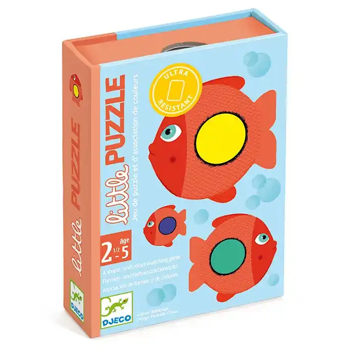 Bestseller Djeco Peuter/Kleuter Kaartpel, Little Puzzle