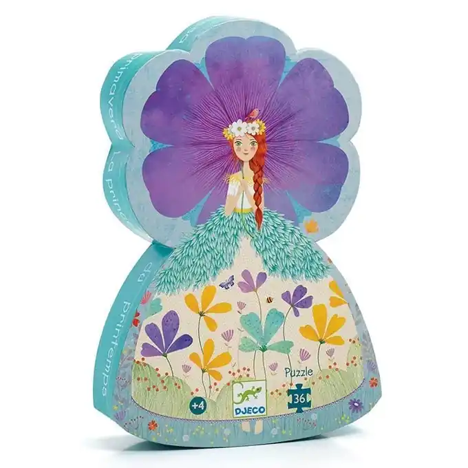 Op = Op Djeco puzzel Bloemenprinses, 36 st, 42x30 cm