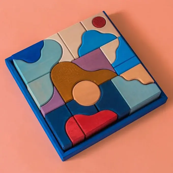 Grimm's Blokkenset, Tiny Art Collection, Wave Weekendaanbieding