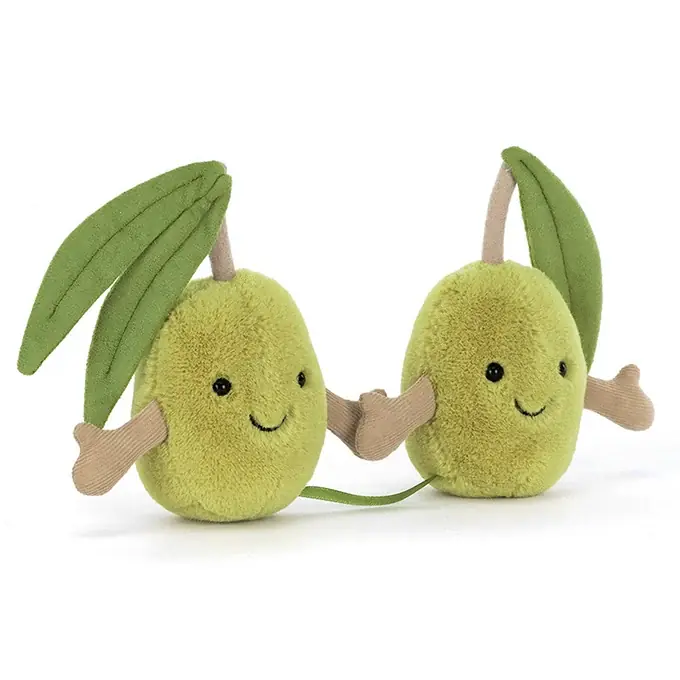 Jellycat Knuffel Olijven, Amuseables Pair of Olives Nieuw