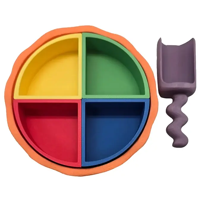 Grennn 'Mandigo' Speelbakjes Set Regenboog kwartcirkel Lage Prijs