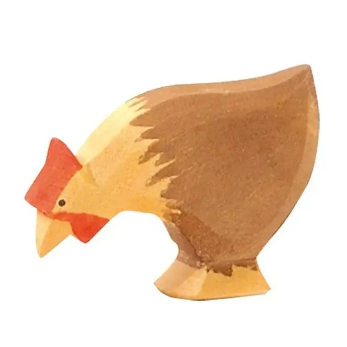 Dagaanbieding Ostheimer Houten Kip Bruin pikkend