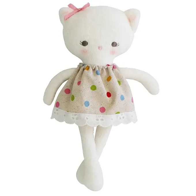 Alimrose Knuffel Poes, Mini Kitty Doll Gelati Spot, 21 cm Direct Verzonden