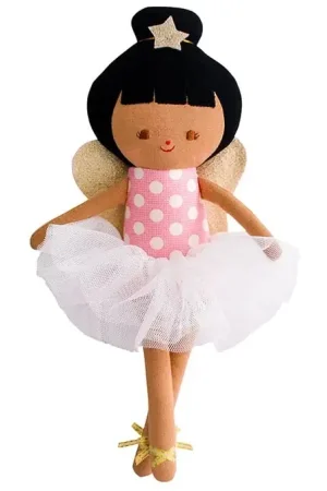 Veilige Betaling Alimrose Knuffelpop, Bella Baby Fairy Pink Spot, 27 cm
